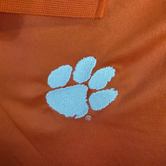 Mens Pro Edge Knights Apparel Orange Polo Shirt Clemson Tigers Embroidered L - Picture 2 of 7